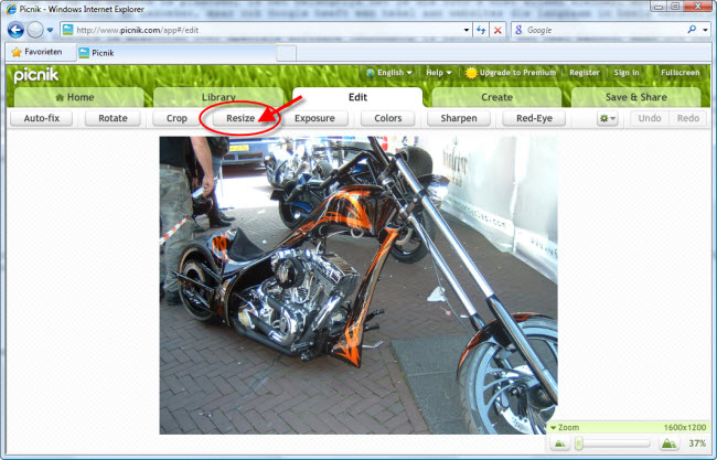 Image resizer - kies resize
