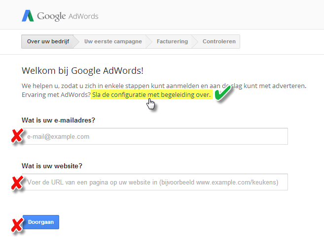adwords-account-aanmaken-stap-1 Google Adwords account aanmaken - stap 1