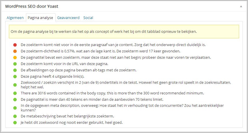 focus-wordpress-seo-pagina-analyse
