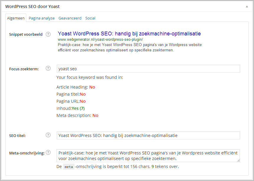 focus-yoast-seo-algemeen