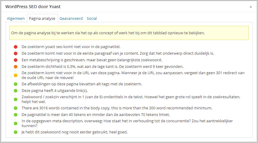 focus-yoast-seo-pagina-analyse