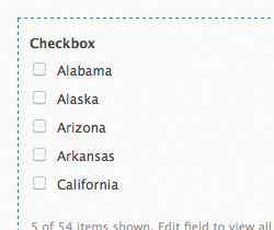 Standaard formulier velden