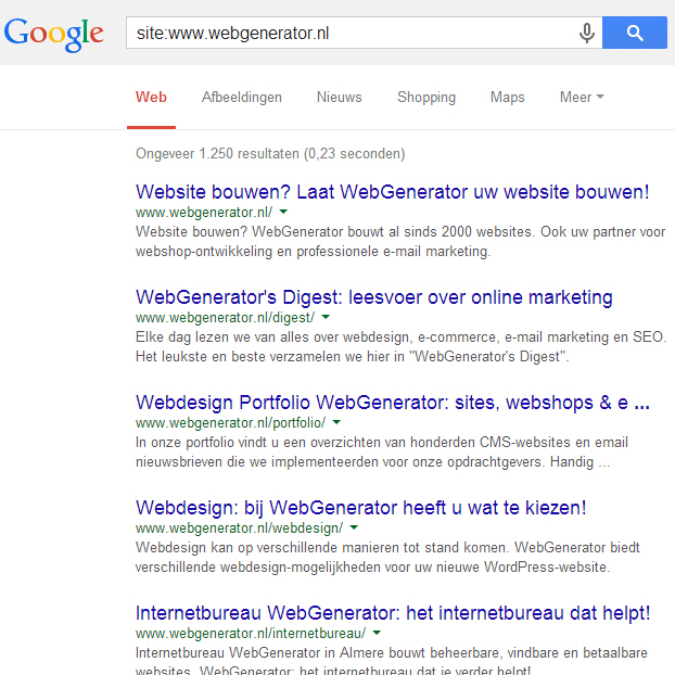 Website aanmelden bij Bing