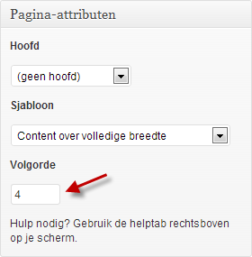 wordpress structuur