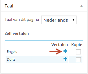 WPML: Een anderstalige pagina aanmaken zonder kopiëren van inhoud