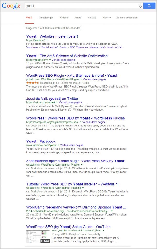 Yoast WordPress SEO plugin